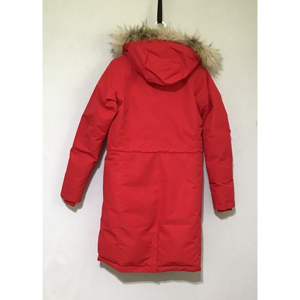 Columbia Coat Womens Med Omni Heat Mid length Full-zip Hooded Duck Down Red - Picture 4 of 16